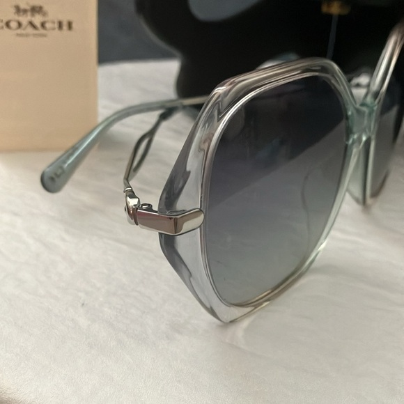 Coach: Translucent Blue (C3504) Sunglasses - Picture 12 of 16